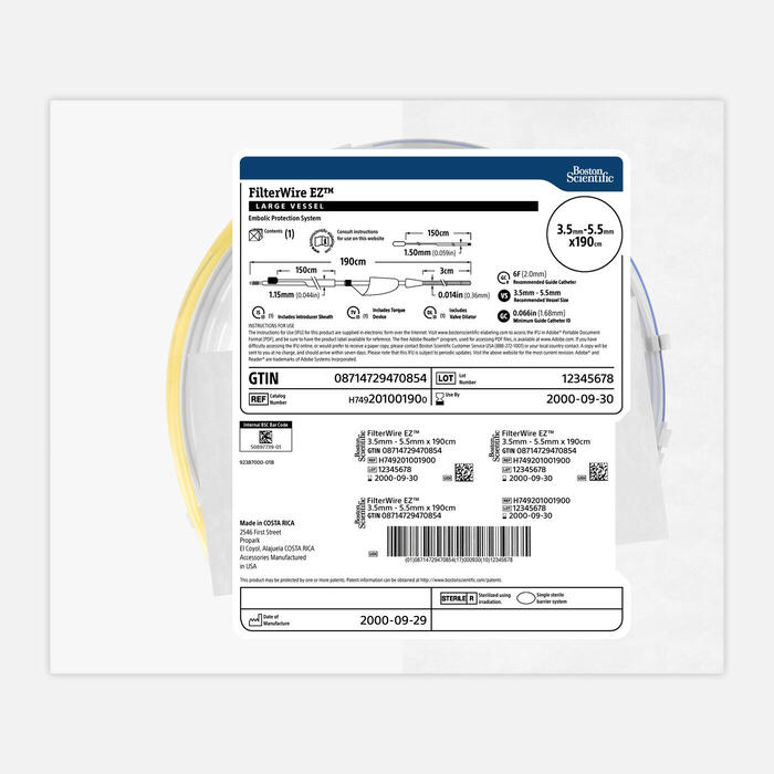 FILTERWIRE EZ Embolic Protection System FILTERWIRE EZ Embolic Protection System