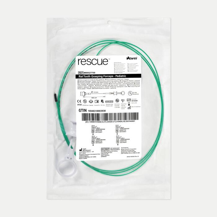 Rescue™ Alligator Grasping Forceps - Long - box of 5 Rescue™ Alligator Grasping Forceps - Long - box of 5